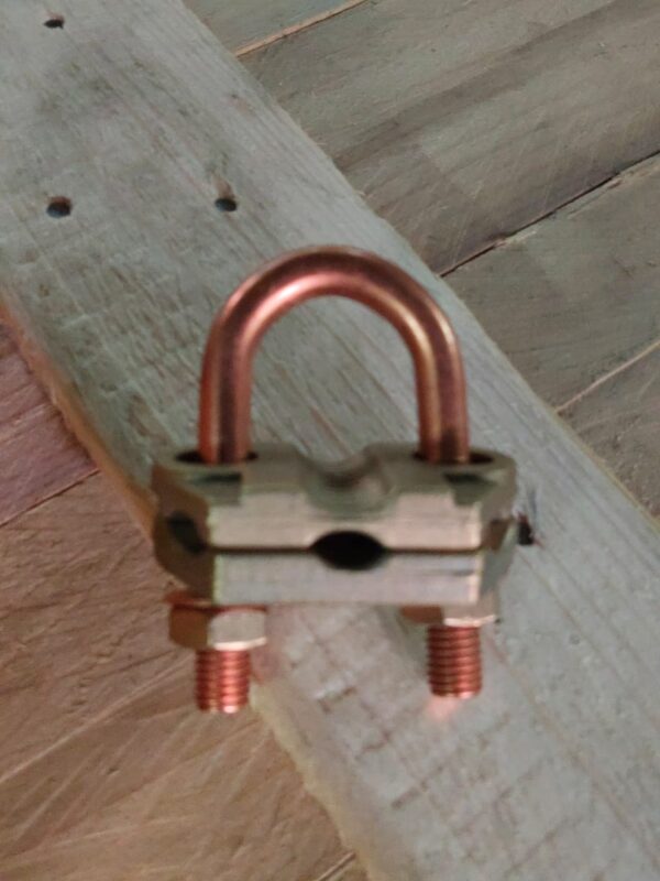 C Clamp atau Klem C 150mm Tembaga Tin Plated Axis Grounding - Gambar 4
