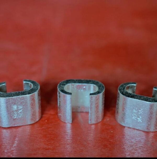 C Clamp atau Klem C 95mm Tembaga Tin Plated Axis Grounding - Gambar 2