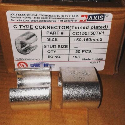C Clamp atau Klem C 150mm Tembaga Tin Plated Axis Grounding