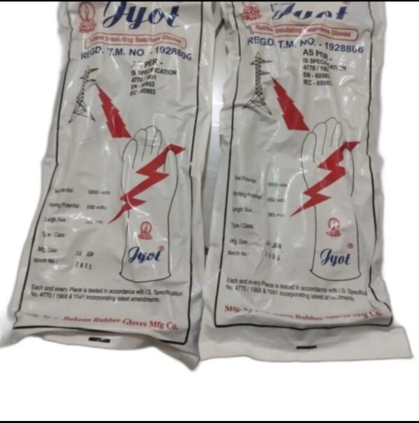 Sarung Tangan Listrik 5KV Insulating Gloves JYOT - Gambar 6