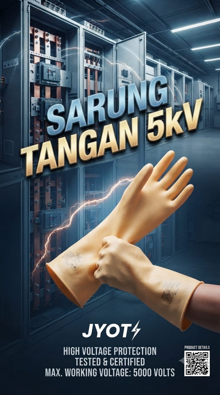 Sarung Tangan Listrik Isolasi JYOT (5kV)