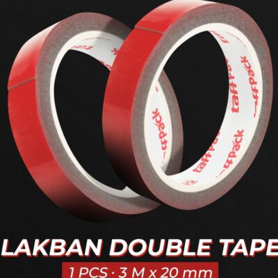 Double Tape Merah – Lakban Dua Sisi Super Lengket (SC-3M)