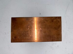 Bimetal Plat Transisi Aluminium Tembaga sisi aluminium