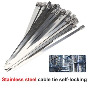 Kabel Ties Stainless Steel 4.6x300mm – Self Locking Anti Karat (20 pcs/pack)