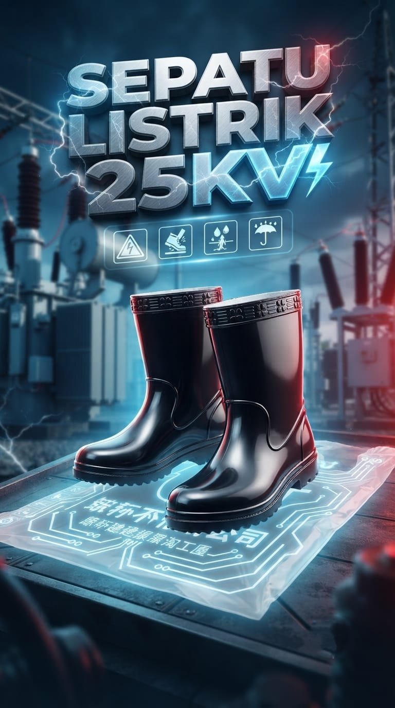 Sepatu Listrik 25kV – Sepatu Safety Tegangan Tinggi