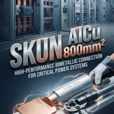 Skun Al/Cu 800 mm² – Bimetallic Cable Lug