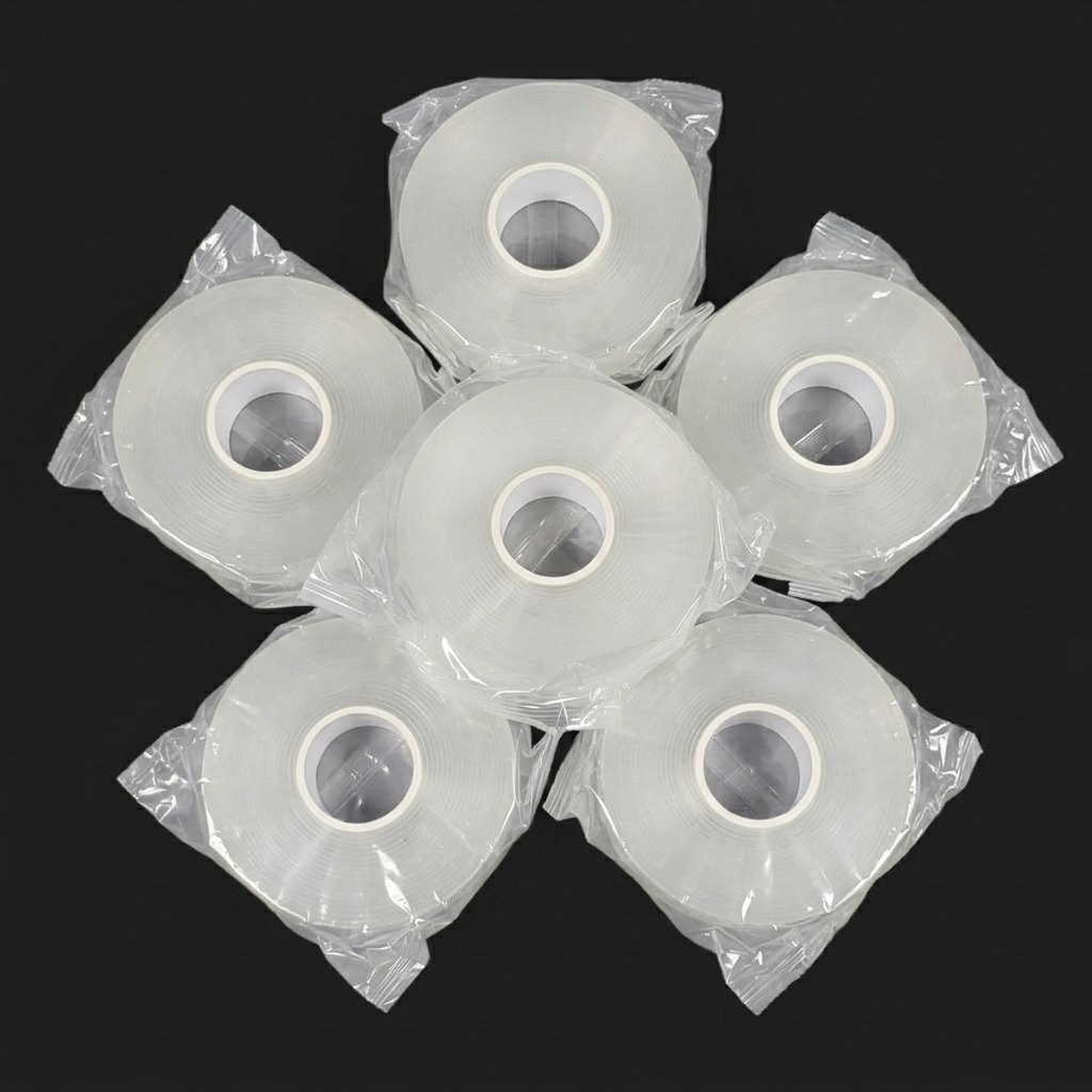 Double Tape Perekat Nano Gel Adhesive Washable Sticker 500x3cm transparent - Image 2