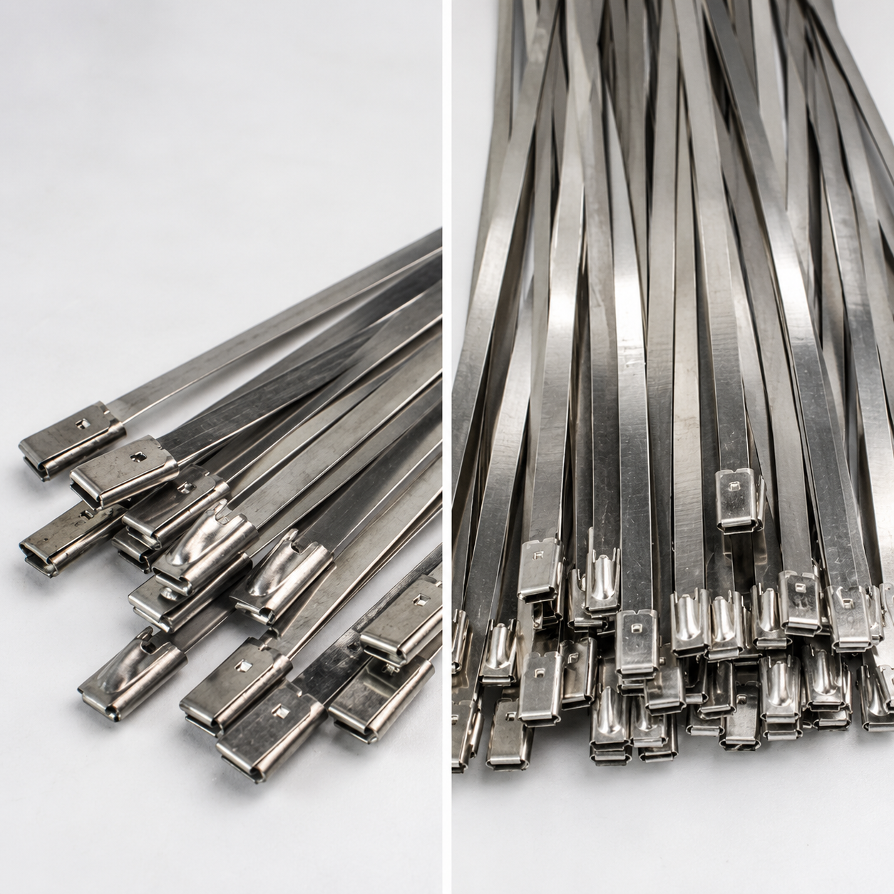 Kabel Ties Stainless Steel Anti Karat Multifungsi 100 PCS 4.6x450mm - IF10 - Silver - Image 2